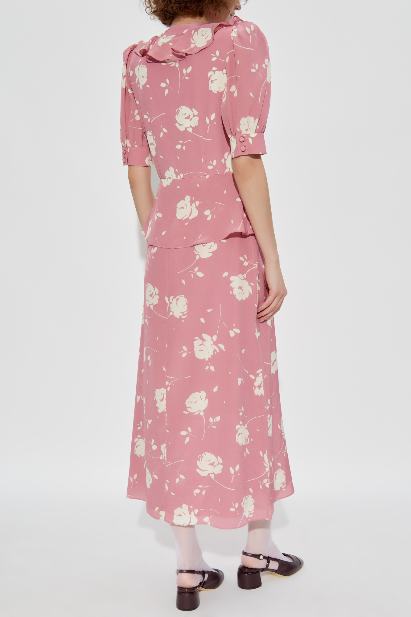 ワンピース ALESSANDRA RICH DRESS (FAB3479 900) ENVERS SATIN DRESS – Alessandra Rich
